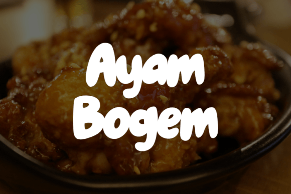 Ayam Bogem: A Display Font That Commands Digital Attention