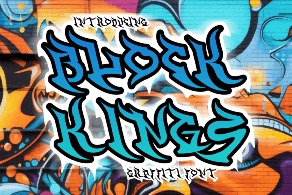 Block Kings: A Graffiti Font Built for Editorial Impact