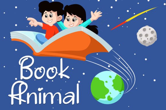 Book Animal Font: A Display Typeface with a Handcrafted Feel