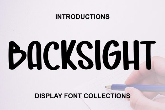 Bring Cheer to Every Project with the Backsight Display Font