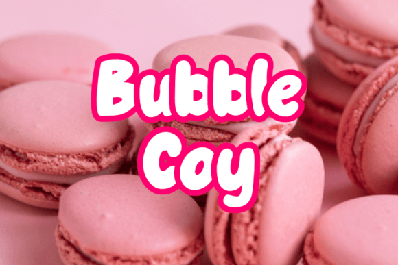 Bubble Coy: A Display Font That Brings Playful Clarity to Editorial Design