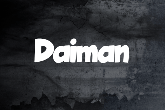 Daiman: A Display Font with Editorial Character