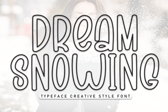Dream Snowing: A Handwritten Display Font for Editorial Design