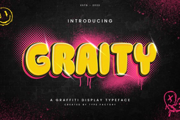 Graity: A Graffiti-Inspired Display Font for Bold Editorial Stories