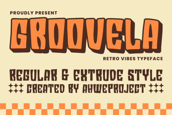 Groovela Font Review: A Retro Display Typeface for Campaigns