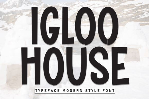 Igloo House: A Handwritten Display Font That Brings Sweetness to Branding