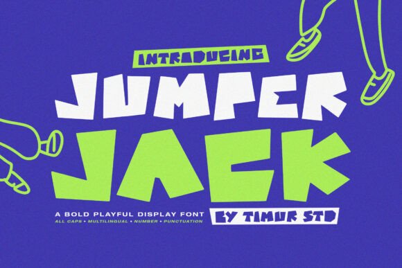 Jumper Jack Font: A Playful Display Typeface for Modern Web Design