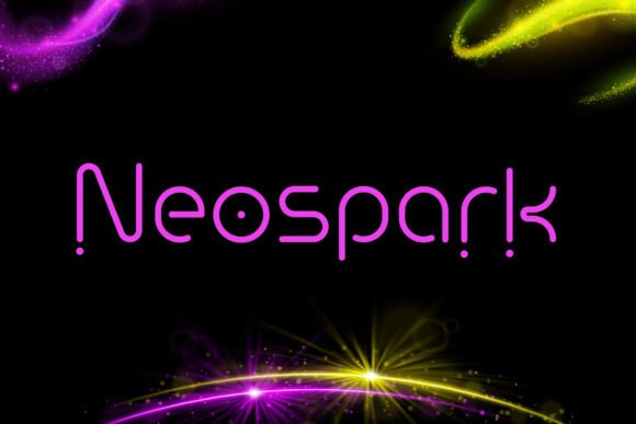 Neospark: A Modern Display Font for Handmade Product Design