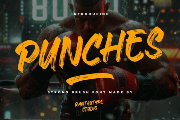 Punches Font: A Bold Display Typeface for Campaigns