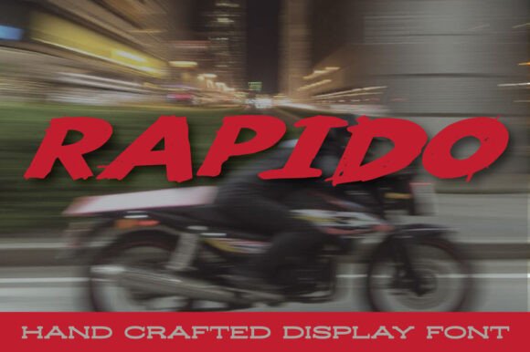 Rapido: A Display Font with Real Project Presence