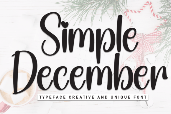 Simple December: A Handwritten Font With Warm Editorial Appeal