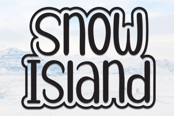 Snow Island Font: A Handwritten Display Typeface for Modern Marketing