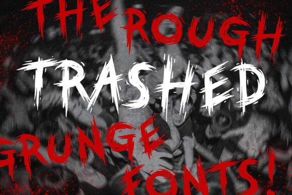 Trashed Font: A Display Typeface Built for Bold Editorial Storytelling