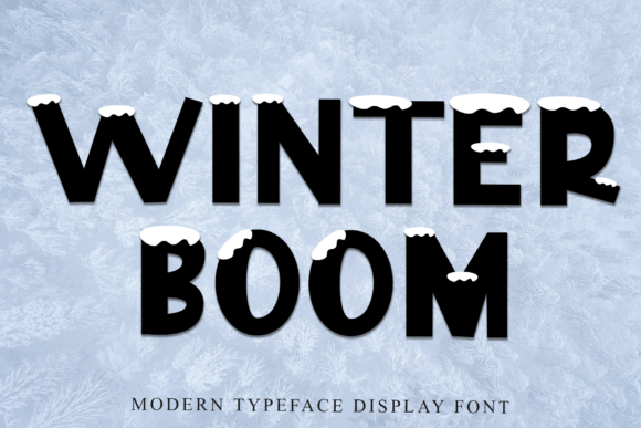 Winter Boom: A Friendly Display Font That Warms Up Your Brand Identity