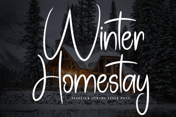 Winter Homestay Font: A Handwritten Typeface for Warm Branding