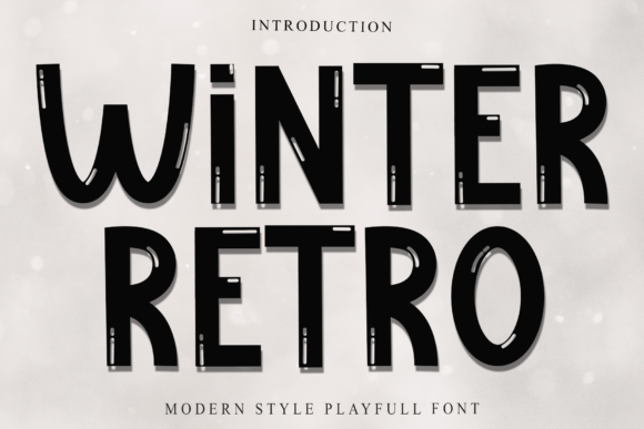 Winter Retro: The Display Font That Made My Brand Feel Like Home