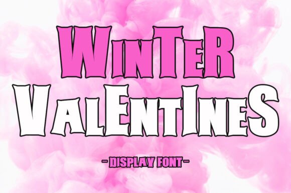 Winter Valentines Display Font Brings Cheer to Handmade Products