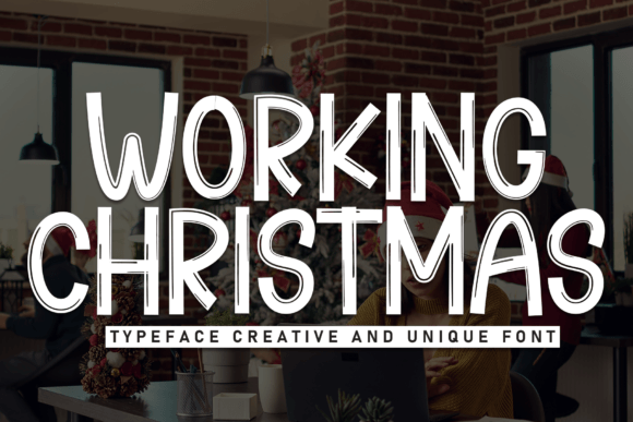 Working Christmas: A Handwritten Font That Brings Playful Warmth to Editorial Design
