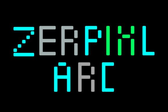 Zerpixl Arc: A Display Font for Small Business Branding